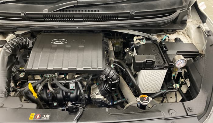 2022 Hyundai AURA SX 1.2 CNG, CNG, Manual, 9,680 km, Engine View - Left