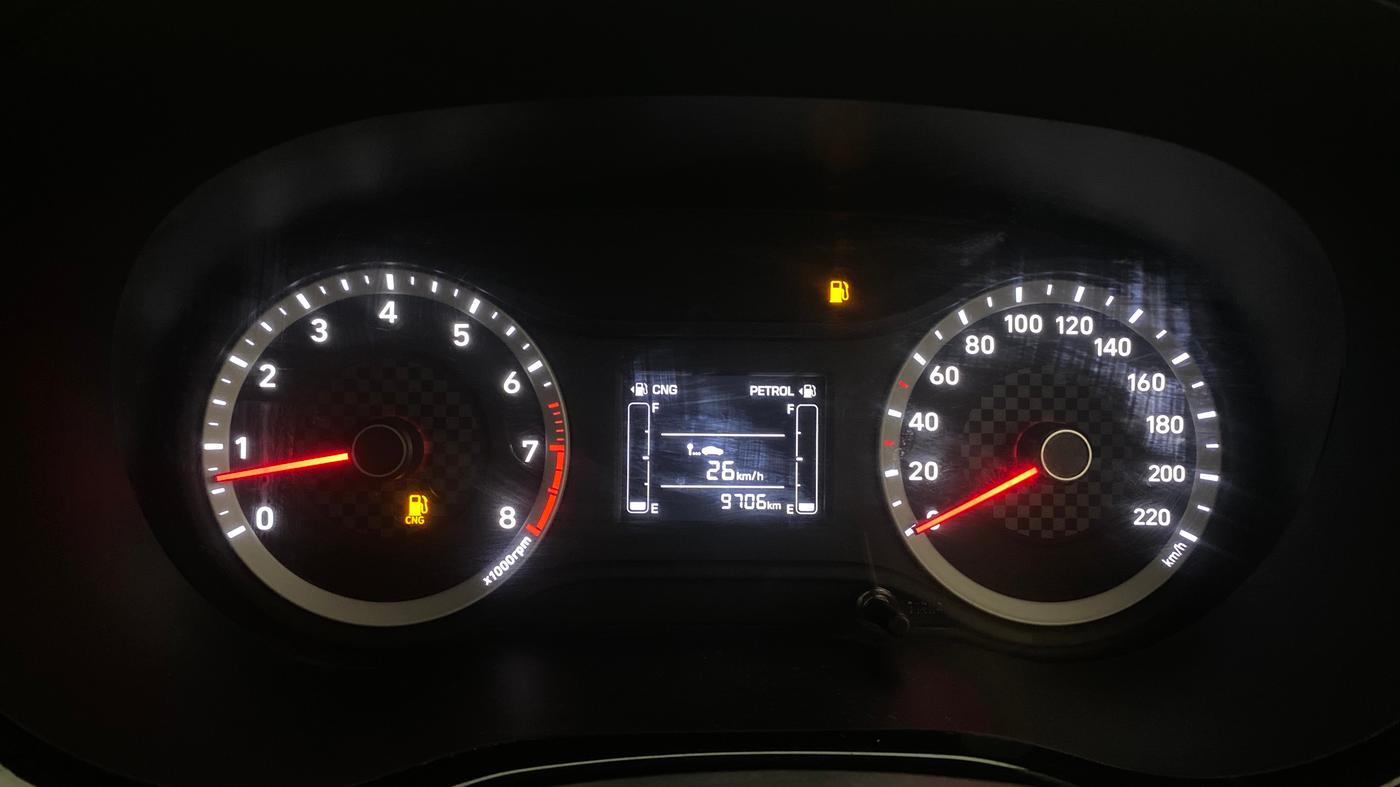 2022 Hyundai AURA SX 1.2 CNG, CNG, Manual, 9,680 km, Odometer Image