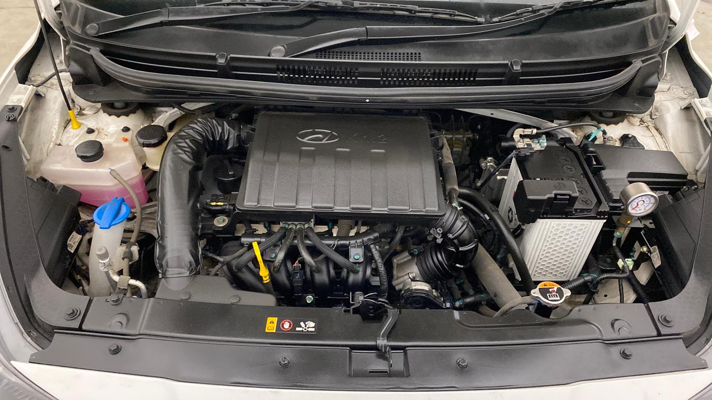 2022 Hyundai AURA SX 1.2 CNG, CNG, Manual, 9,680 km, Engine View