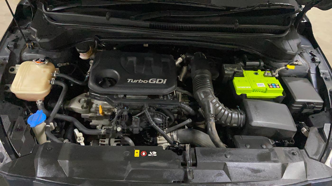 2021 Hyundai NEW I20 ASTA (O) 1.0 TURBO GDI DCT, Petrol, Automatic, 36,024 km, Engine View