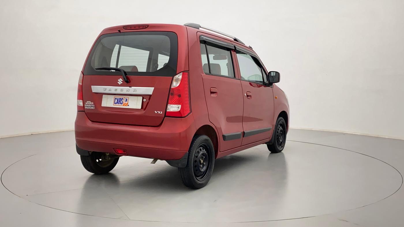 2014 Maruti Wagon R 1.0 VXI, Petrol, Manual, 43,070 km, Right Back Diagonal