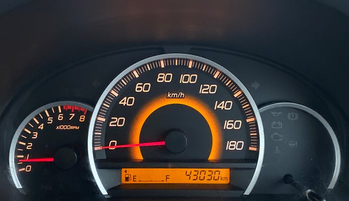 2014 Maruti Wagon R 1.0 VXI, Petrol, Manual, 43,070 km, Odometer Image