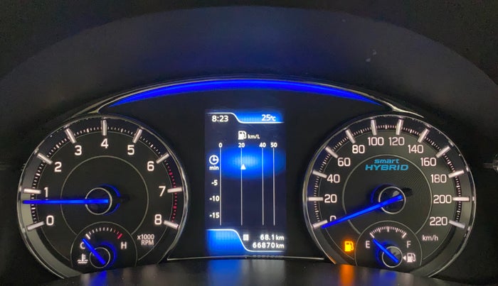 2018 Maruti Ciaz ALPHA 1.5 SHVS PETROL, Petrol, Manual, 66,803 km, Odometer Image