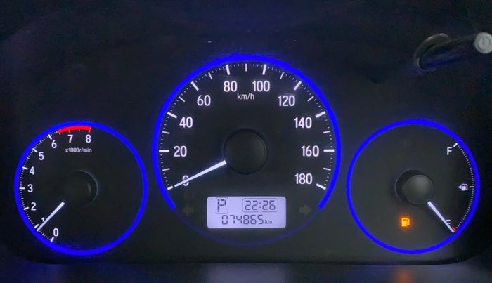 2016 Honda Amaze 1.2L I-VTEC S AT, Petrol, Automatic, 74,865 km, Odometer Image