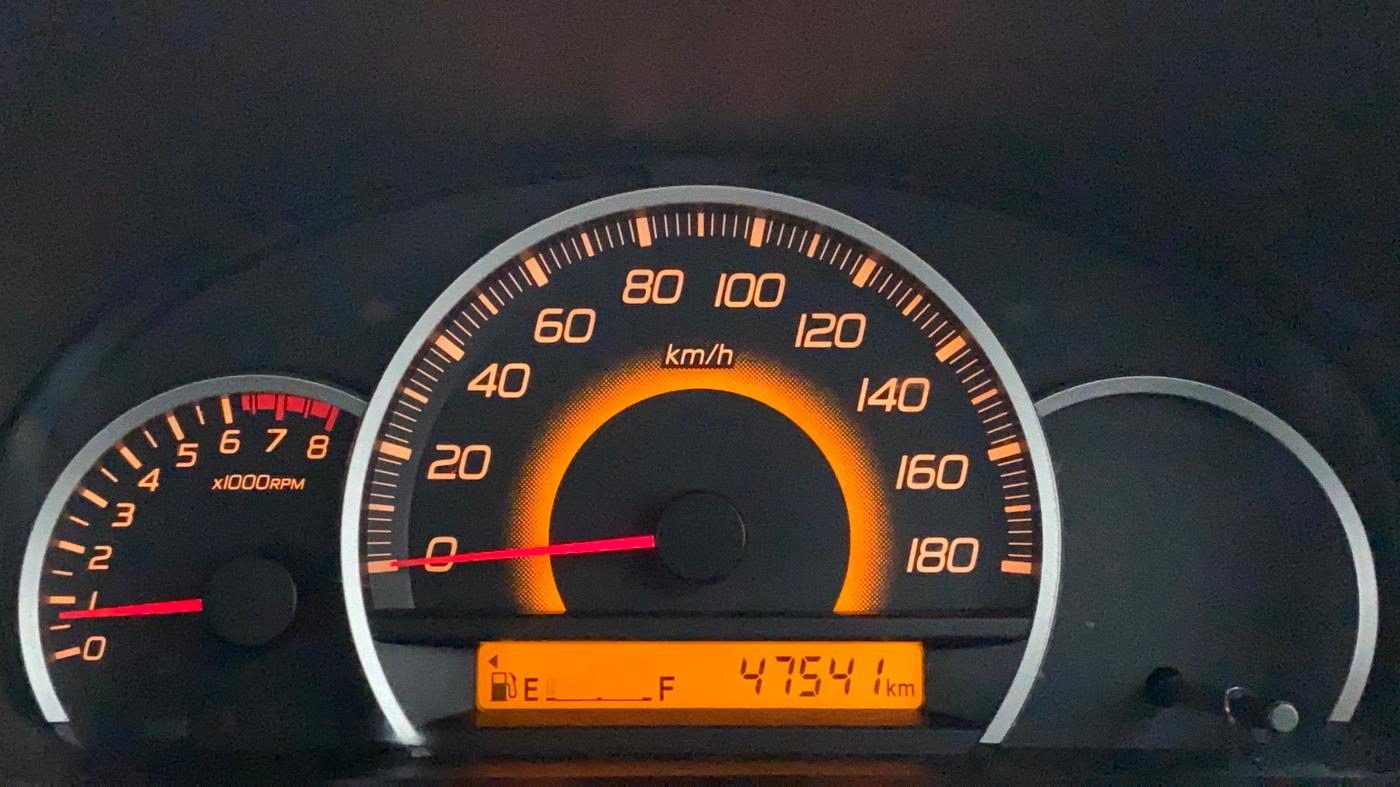 2013 Maruti Wagon R 1.0 VXI, Petrol, Manual, 47,541 km, Odometer Image
