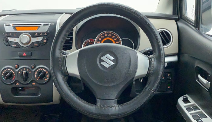 2013 Maruti Wagon R 1.0 VXI, Petrol, Manual, 47,541 km, Steering Wheel Close Up