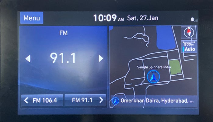 2020 Hyundai VENUE SX 1.0 (O) TURBO IMT, Petrol, Manual, 37,132 km, Touchscreen Infotainment System