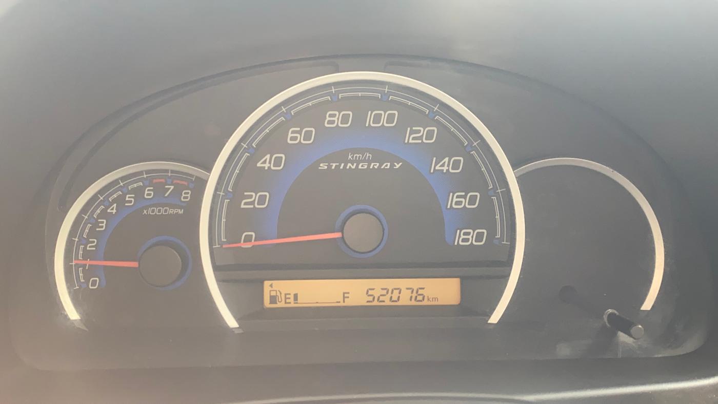 2013 Maruti Wagon R Stingray VXI, Petrol, Manual, 52,086 km, Odometer Image