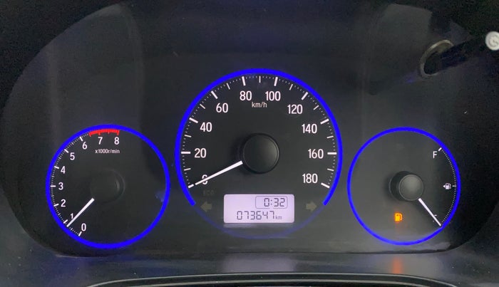 2016 Honda Amaze 1.2L I-VTEC S, Petrol, Manual, 73,620 km, Odometer Image