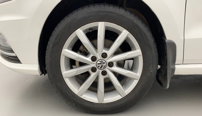 2018 Volkswagen Ameo HIGHLINE PLUS 1.5L AT 16 ALLOY, Diesel, Automatic, 43,055 km, Left Front Wheel