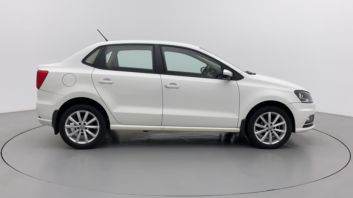 2018 Volkswagen Ameo HIGHLINE PLUS 1.5L AT 16 ALLOY, Diesel, Automatic, 43,055 km, Right Side View