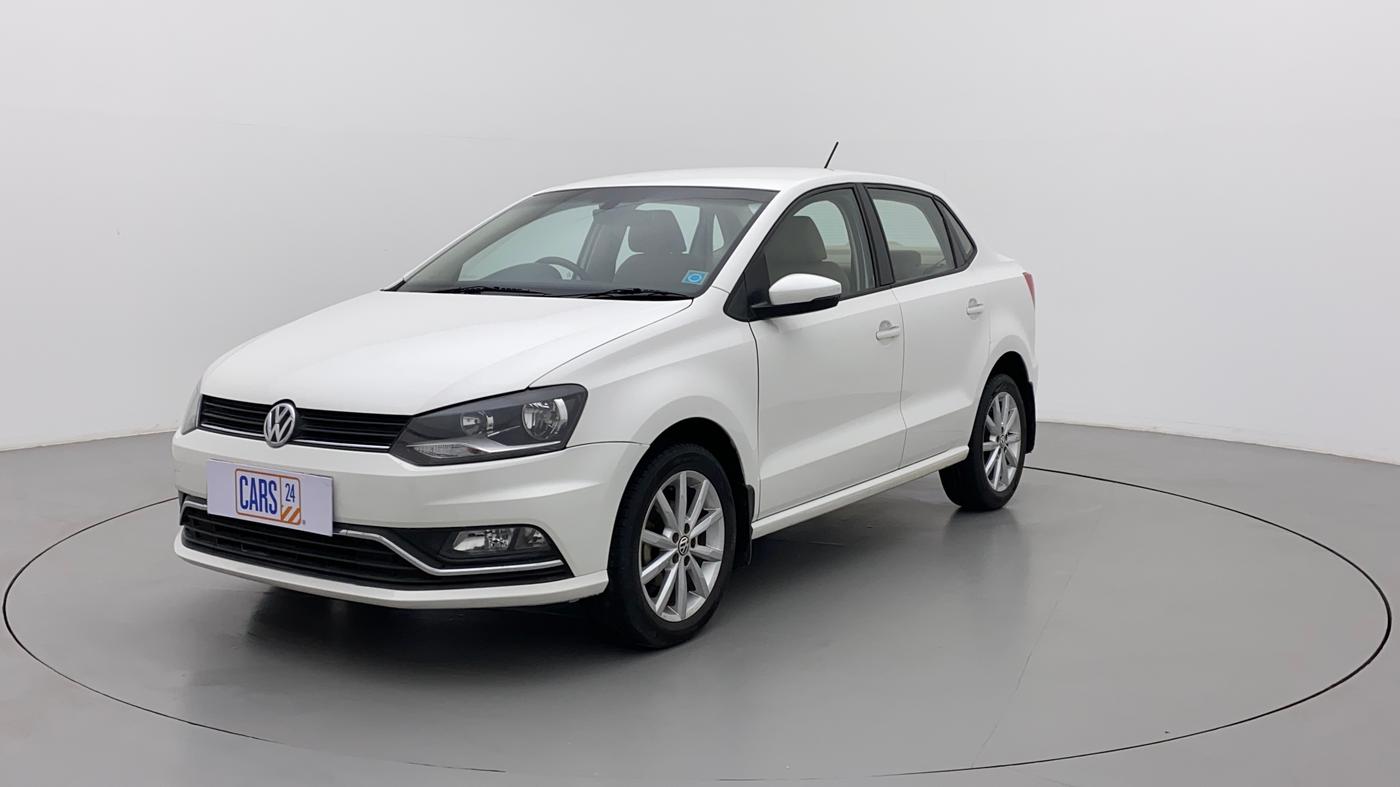 2018 Volkswagen Ameo HIGHLINE PLUS 1.5L AT 16 ALLOY, Diesel, Automatic, 43,055 km, Left Front Diagonal