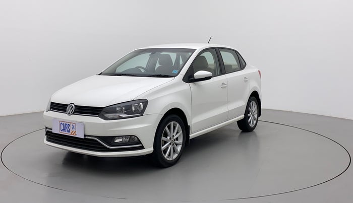 2018 Volkswagen Ameo HIGHLINE PLUS 1.5L AT 16 ALLOY, Diesel, Automatic, 43,055 km, Left Front Diagonal