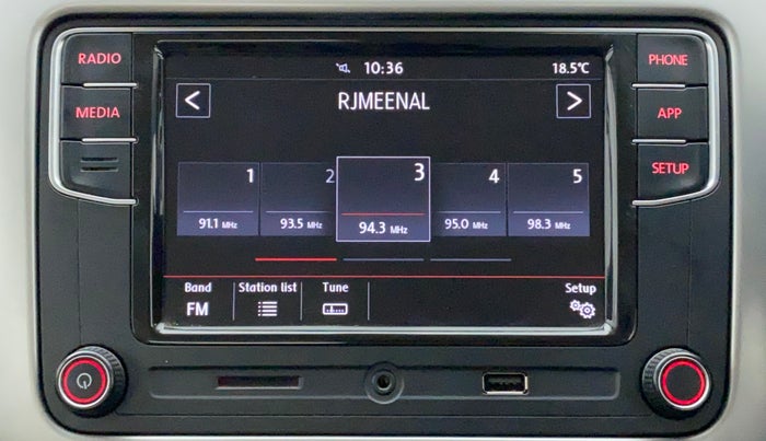 2018 Volkswagen Ameo HIGHLINE PLUS 1.5L AT 16 ALLOY, Diesel, Automatic, 43,055 km, Infotainment System