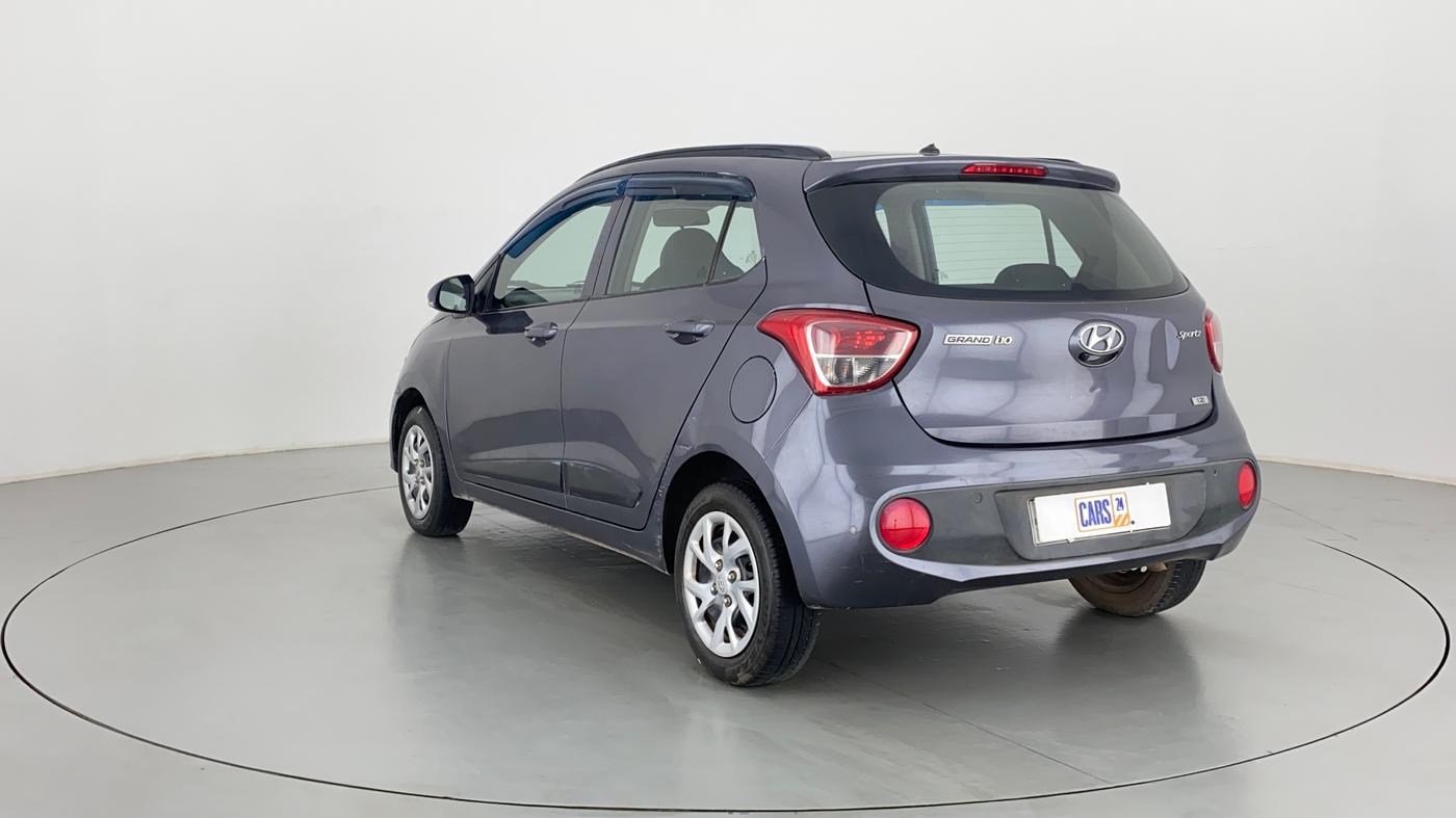 2017 Hyundai Grand i10 SPORTZ O 1.2, Petrol, Manual, 31,514 km, Left Back Diagonal