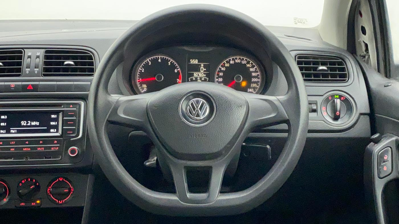 2017 Volkswagen Polo COMFORTLINE 1.2L, Petrol, Manual, 61,411 km, Steering Wheel Close Up