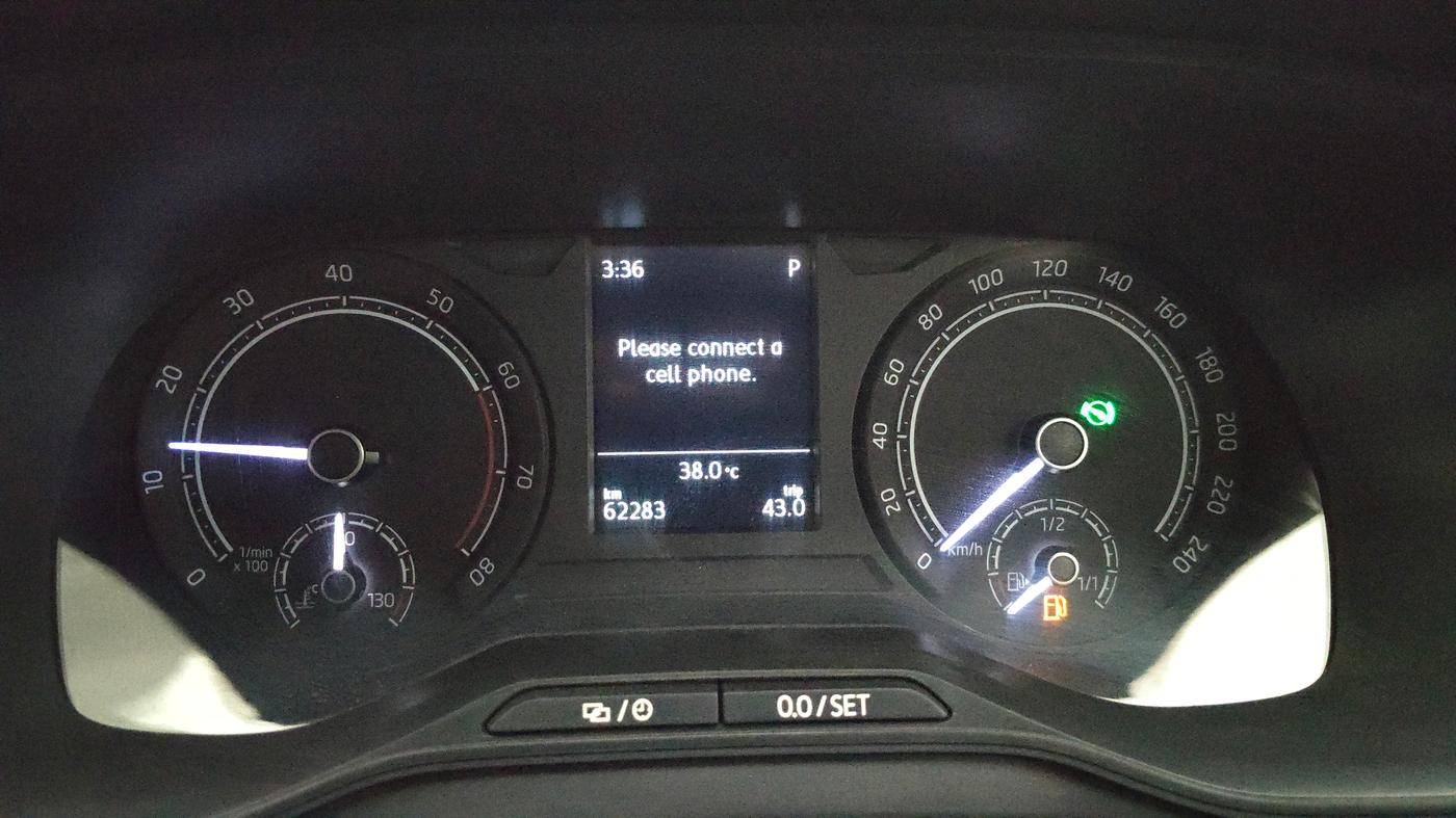 2021 Skoda KUSHAQ AMBITION 1.0L TSI AT, Petrol, Automatic, 62,277 km, Odometer Image