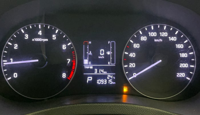 2018 Hyundai Creta SX PLUS AT 1.6 PETROL, Petrol, Automatic, 1,09,264 km, Odometer Image