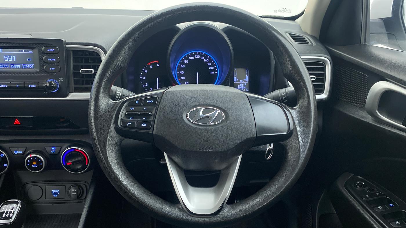 2019 Hyundai VENUE 1.4 CRDI S MT, Diesel, Manual, 61,449 km, Steering Wheel Close Up