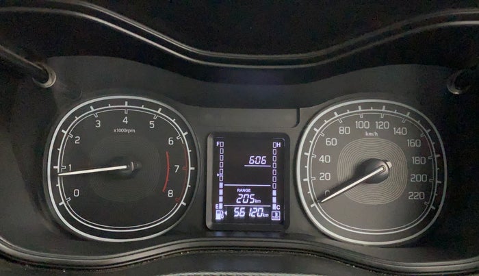 2022 Maruti Vitara Brezza LXI, Petrol, Manual, 56,119 km, Odometer Image