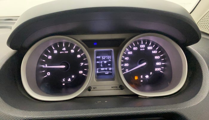2017 Tata TIGOR XZ PETROL, Petrol, Manual, 52,697 km, Odometer Image
