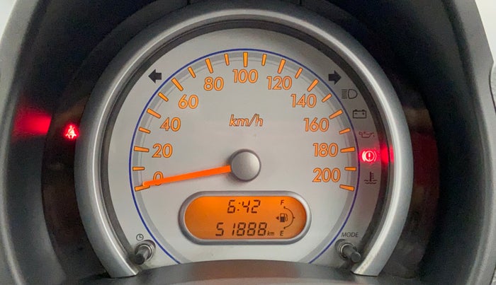 2012 Maruti Ritz VDI, Diesel, Manual, 51,781 km, Odometer View