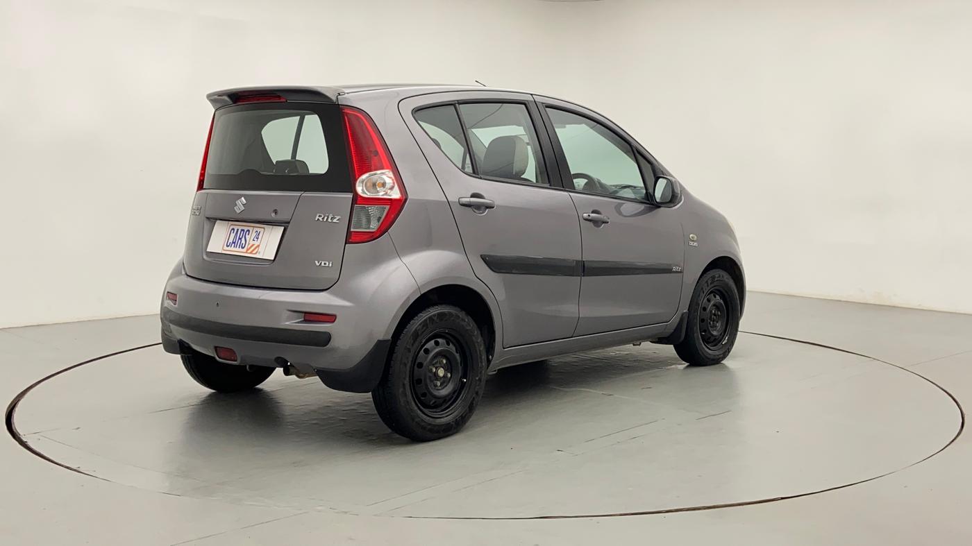 2012 Maruti Ritz VDI, Diesel, Manual, 51,781 km, Right Back Diagonal (45- Degree) View