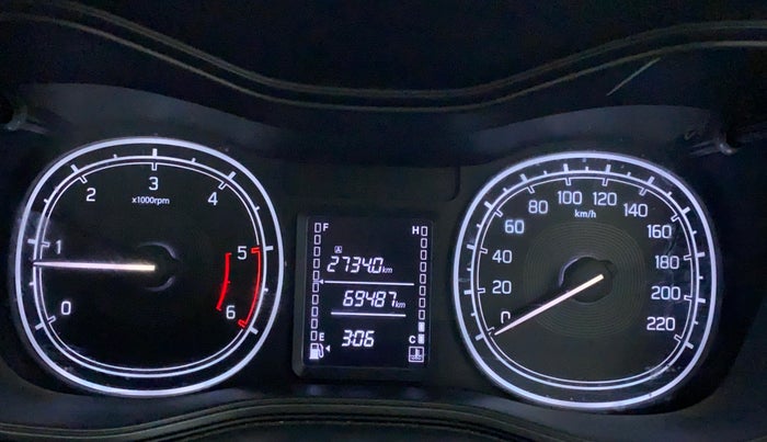2016 Maruti Vitara Brezza VDI, Diesel, Manual, 69,544 km, Odometer Image