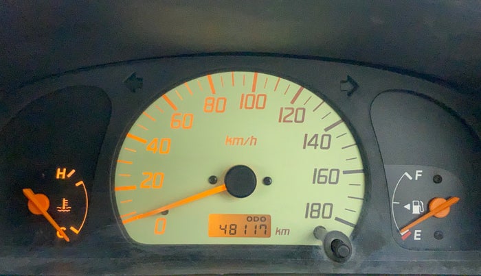 2010 Maruti Alto LXI, Petrol, Manual, 48,622 km, Odometer Image
