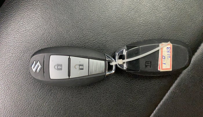 2019 Maruti Baleno ALPHA CVT PETROL 1.2, Petrol, Automatic, 19,001 km, Key Close Up