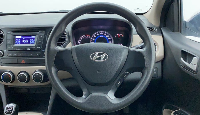 2014 Hyundai Grand i10 SPORTZ 1.2 KAPPA VTVT, Petrol, Manual, 77,767 km, Steering Wheel Close Up