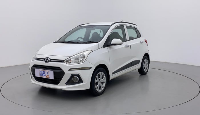 2014 Hyundai Grand i10 SPORTZ 1.2 KAPPA VTVT, Petrol, Manual, 77,767 km, Left Front Diagonal