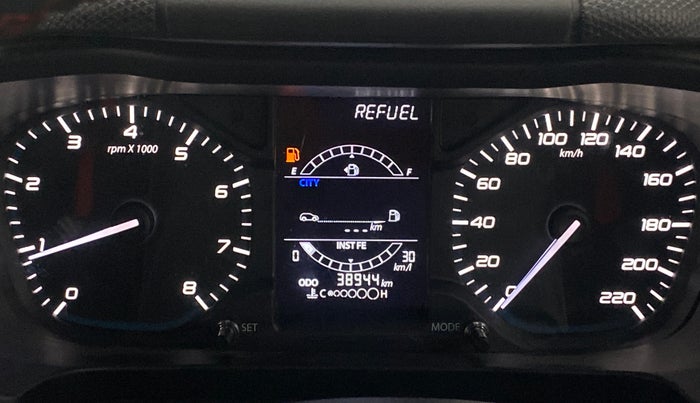 2023 Tata ALTROZ XZ PETROL, Petrol, Manual, 38,898 km, Odometer Image