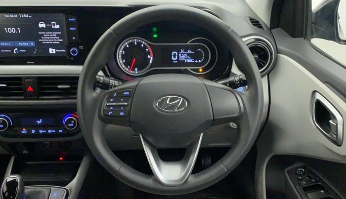 2021 Hyundai GRAND I10 NIOS ASTA AMT 1.2 KAPPA VTVT, Petrol, Automatic, 23,986 km, Steering Wheel Close Up