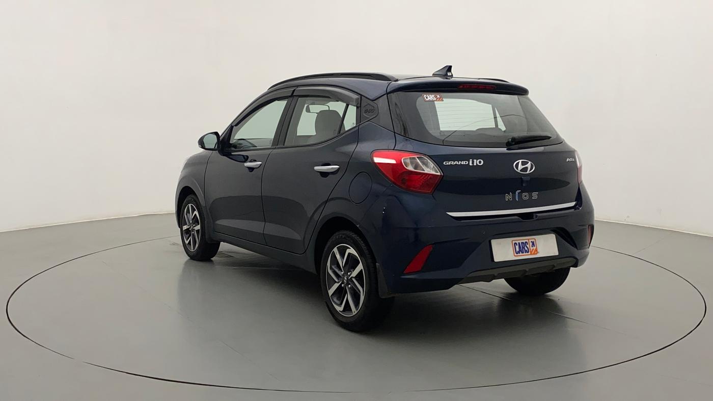 2021 Hyundai GRAND I10 NIOS ASTA AMT 1.2 KAPPA VTVT, Petrol, Automatic, 23,986 km, Left Back Diagonal