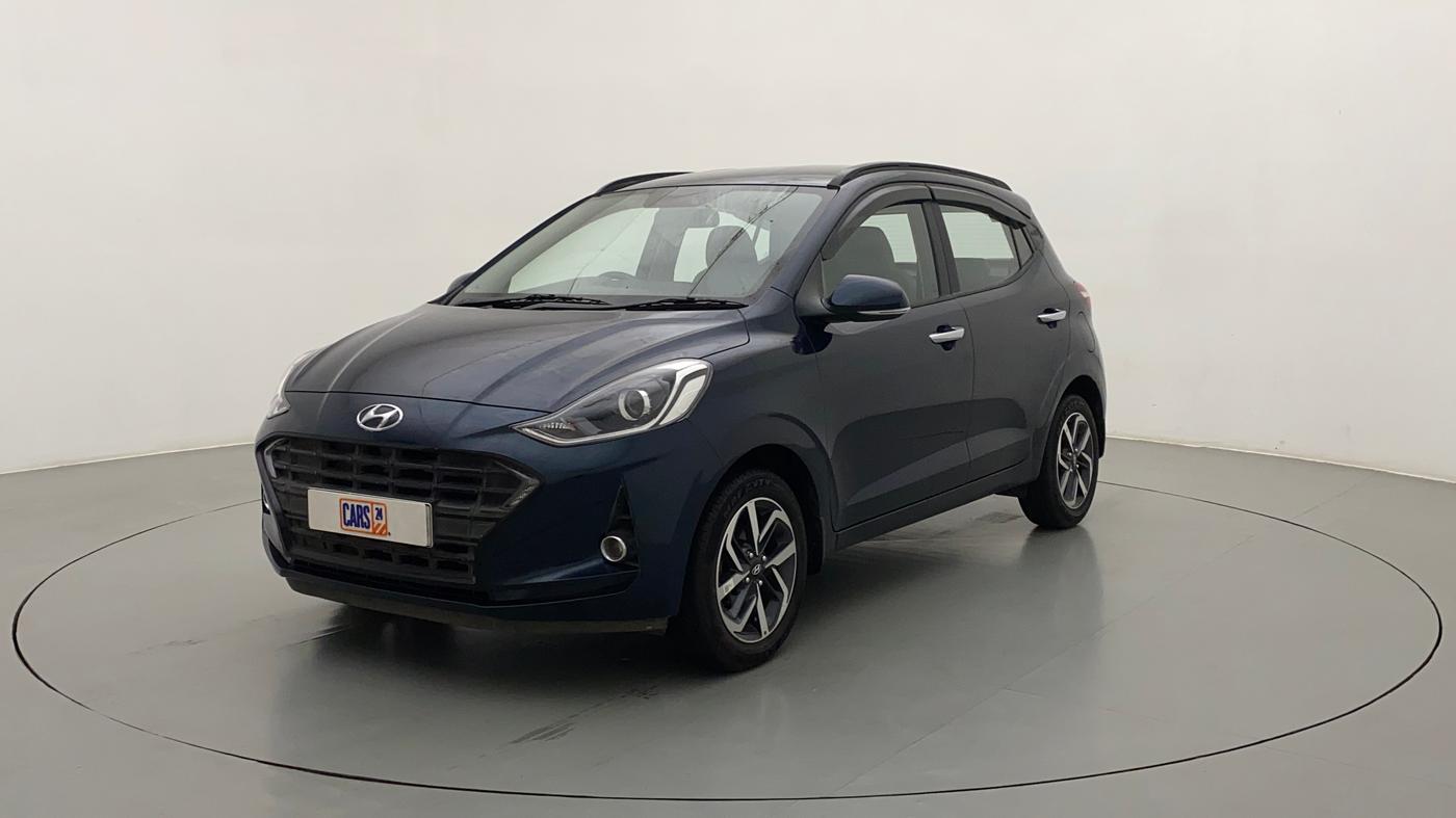 2021 Hyundai GRAND I10 NIOS ASTA AMT 1.2 KAPPA VTVT, Petrol, Automatic, 23,986 km, Left Front Diagonal