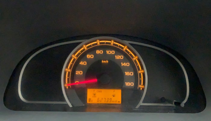 2014 Maruti Alto 800 LXI CNG, CNG, Manual, 62,739 km, Odometer Image