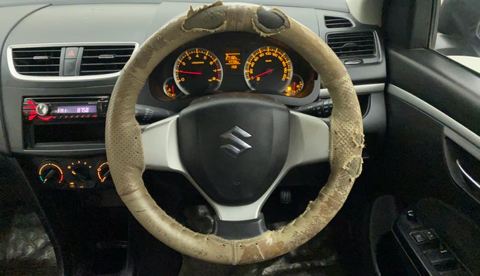 2013 Maruti Swift VXI, Petrol, Manual, 47,735 km, Steering Wheel Close Up