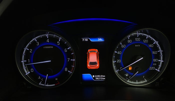 2017 Maruti Baleno ALPHA PETROL 1.2, Petrol, Manual, 56,210 km, Odometer Image