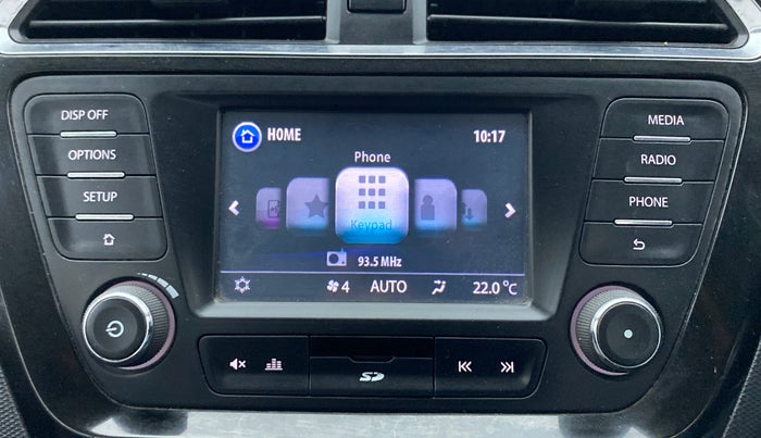 2017 Tata TIGOR XZ (O) PETROL, Petrol, Manual, 24,295 km, Infotainment System