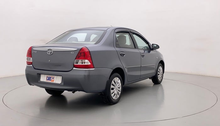 2013 Toyota Etios G, Petrol, Manual, 24,575 km, Right Back Diagonal