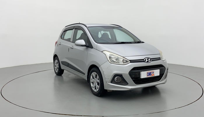 2015 Hyundai Grand i10 SPORTZ 1.2 KAPPA VTVT, Petrol, Manual, 38,464 km, Right Front Diagonal