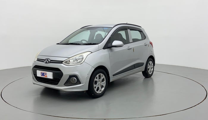 2015 Hyundai Grand i10 SPORTZ 1.2 KAPPA VTVT, Petrol, Manual, 38,464 km, Left Front Diagonal