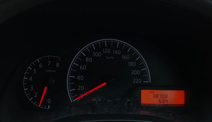 2013 Nissan Sunny XL, Petrol, Manual, 38,704 km, Odometer Image