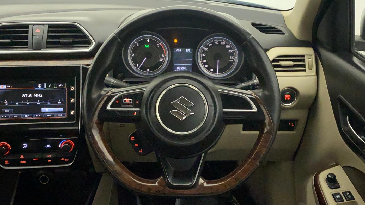 2017 Maruti Dzire ZDI PLUS, Diesel, Manual, 86,992 km, Steering Wheel Close Up
