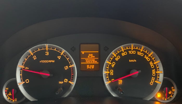 2012 Maruti Swift Dzire VDI, Diesel, Manual, 70,227 km, Odometer Image