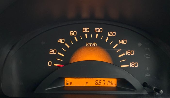 2014 Maruti Wagon R 1.0 LXI CNG, CNG, Manual, 86,713 km, Odometer Image