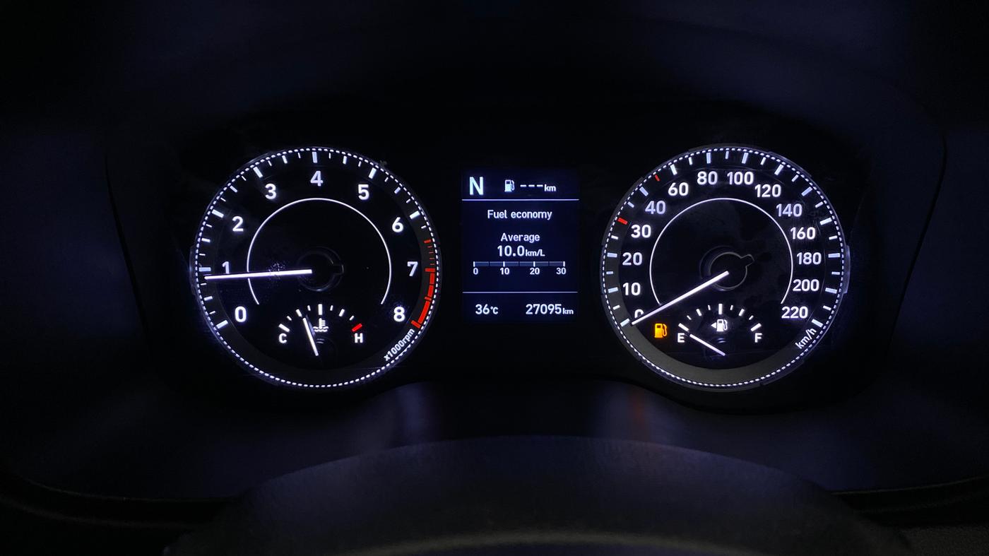 2021 Hyundai VENUE SX 1.0 TURBO IMT, Petrol, Manual, 27,095 km, Odometer Image