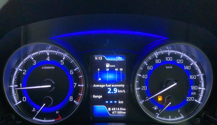 2016 Maruti Baleno ALPHA PETROL 1.2, Petrol, Manual, 47,188 km, Odometer Image