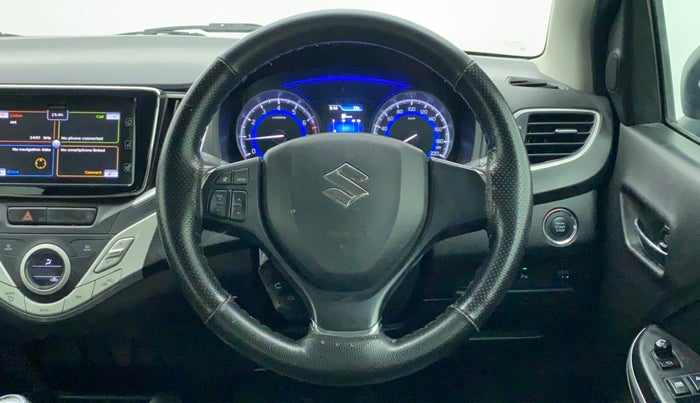 2016 Maruti Baleno ALPHA PETROL 1.2, Petrol, Manual, 47,188 km, Steering Wheel Close Up